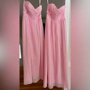 Revelry Light Pink Strapless Gown